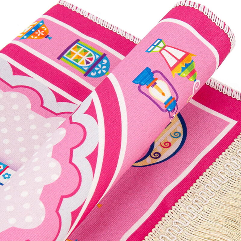 Dijital Baskılı Çocuk Seccadesi - Pembe Cami Model - Görsel 3