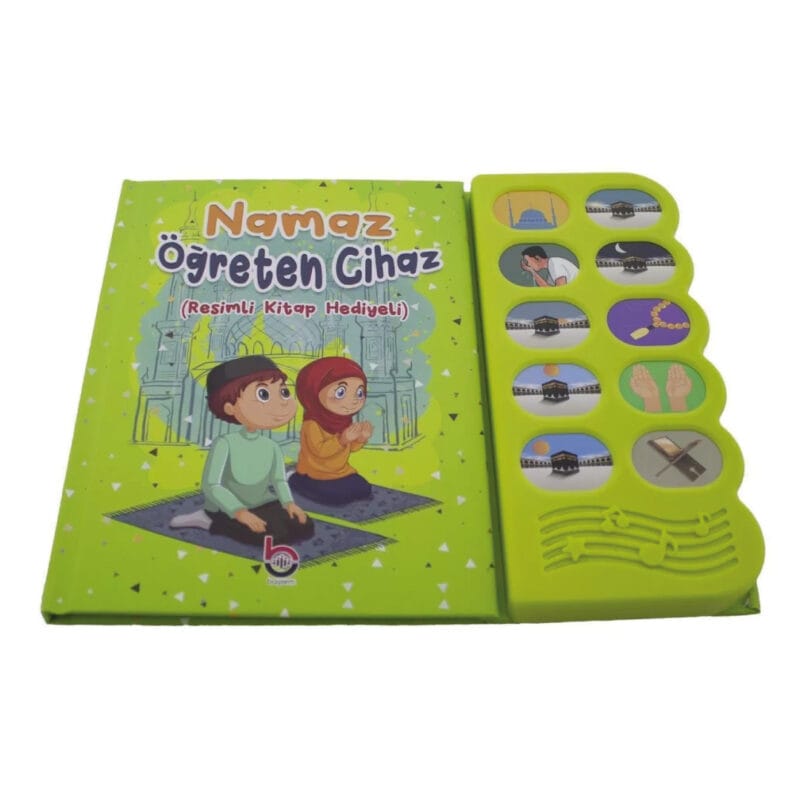 Namaz Öğreten Cihaz Resimli Kitap Seti Yeşil