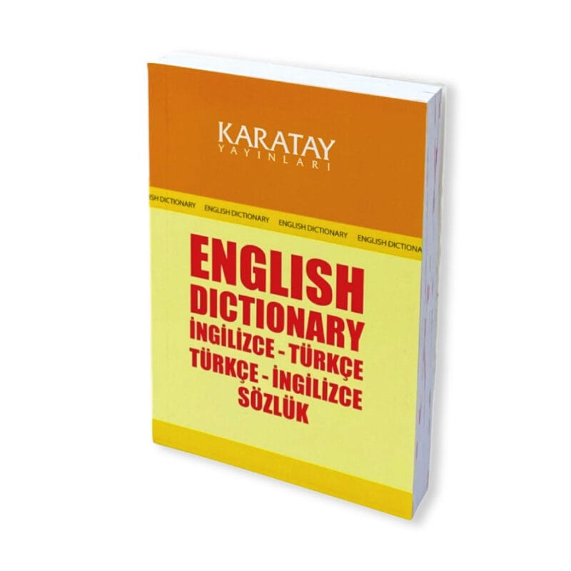 English Dictionary İngilizce-Türkçe - Türkçe-İngilizce Sözlük -Karton Kapak