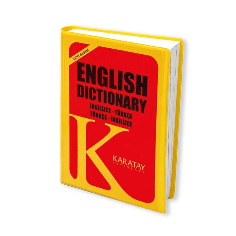 English Dictionary İngilizce - Türkçe Türkçe - İngilizce Yeni Basım  -Plastik Sarı Kapak