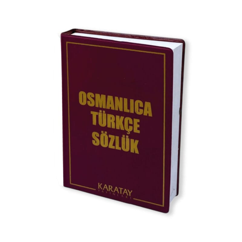 Osmanlıca Türkçe Sözlük - Plastik Bordo Kapak