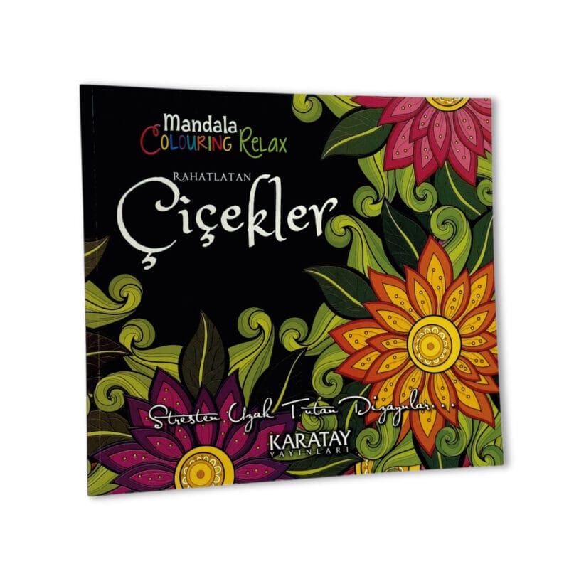 Rahatlatan Çiçekler - Mandala Colouring Relax