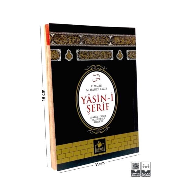 Kabe Model Yasini Şerif Türkçe Okunuşlu ve Mealli Çanta Boy 80 Sayfa