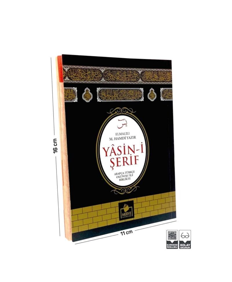Kabe Model Yasini Şerif Türkçe Okunuşlu ve Mealli Çanta Boy 80 Sayfa