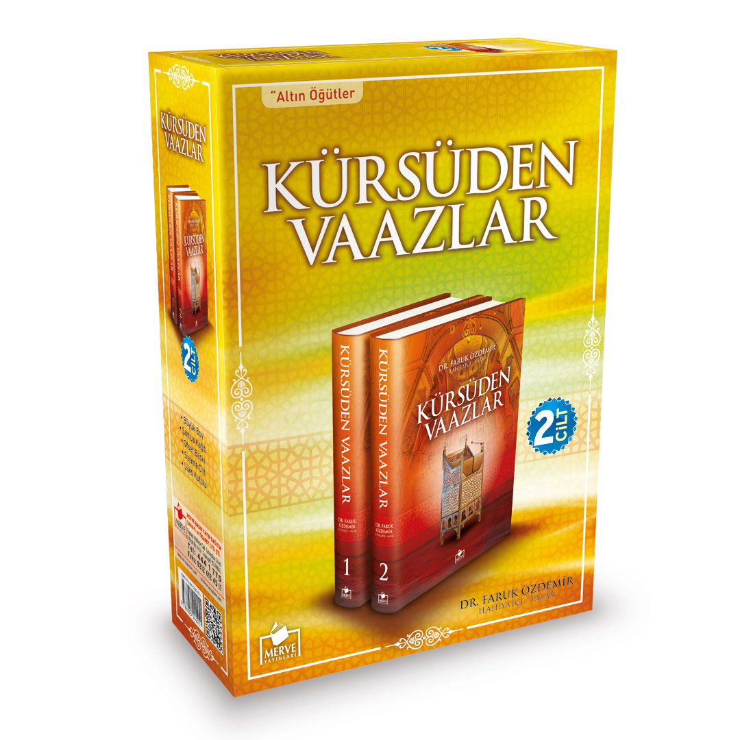 vaazlar1.jpg Kürsüden Vaazlar (2 Cilt) - Görsel 1